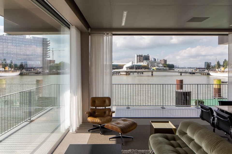 floating office rotterdam by powerhouse company