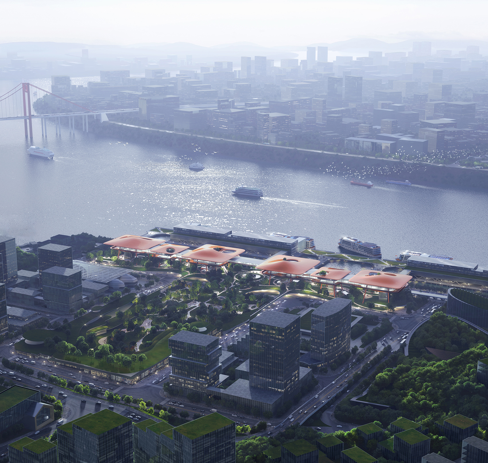 mad wins competition for chongqing cuntan international cruise center