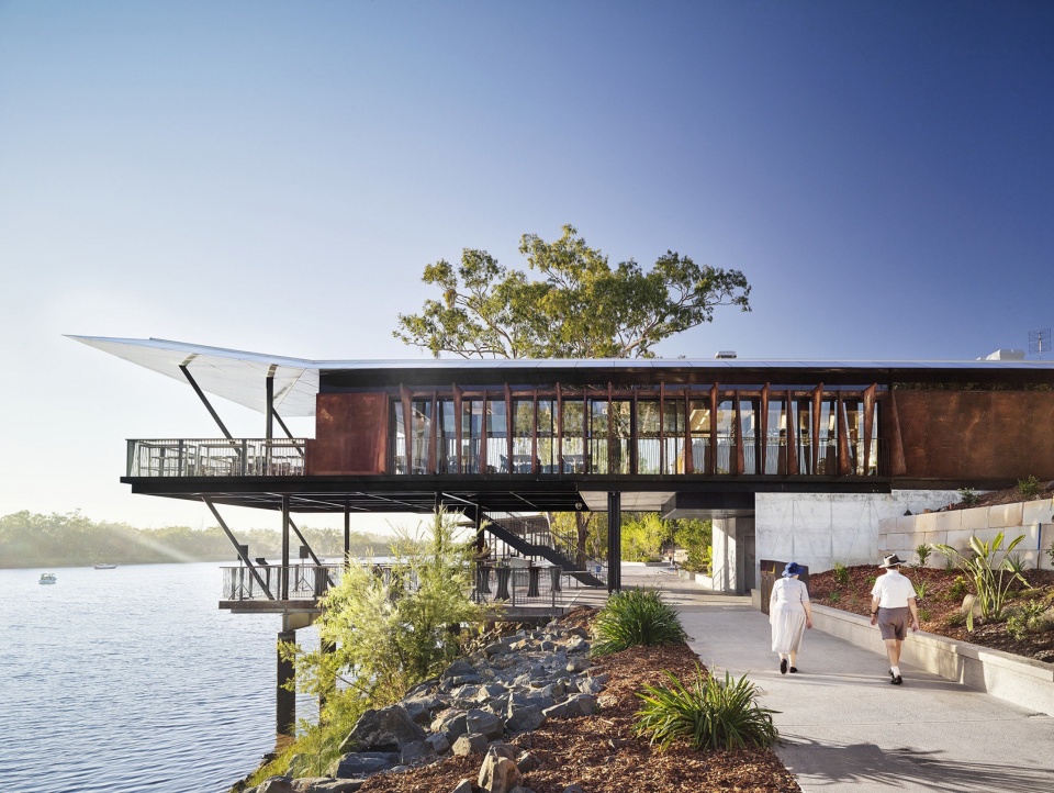 riverside pier reinvigorates rockhampton and looks to future growth by woods bagot