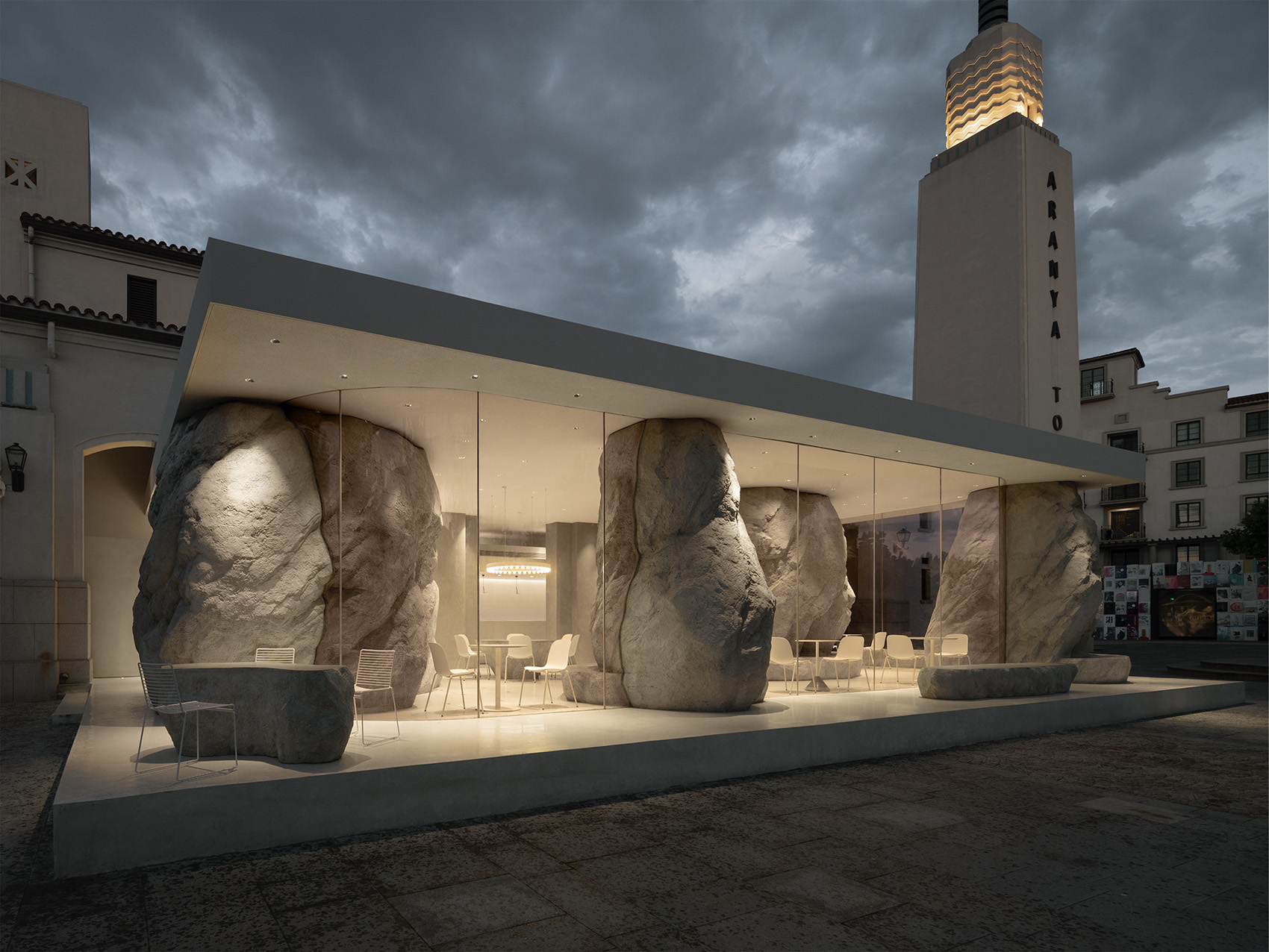 zolaism cafe aranya by b l u e architecture studio