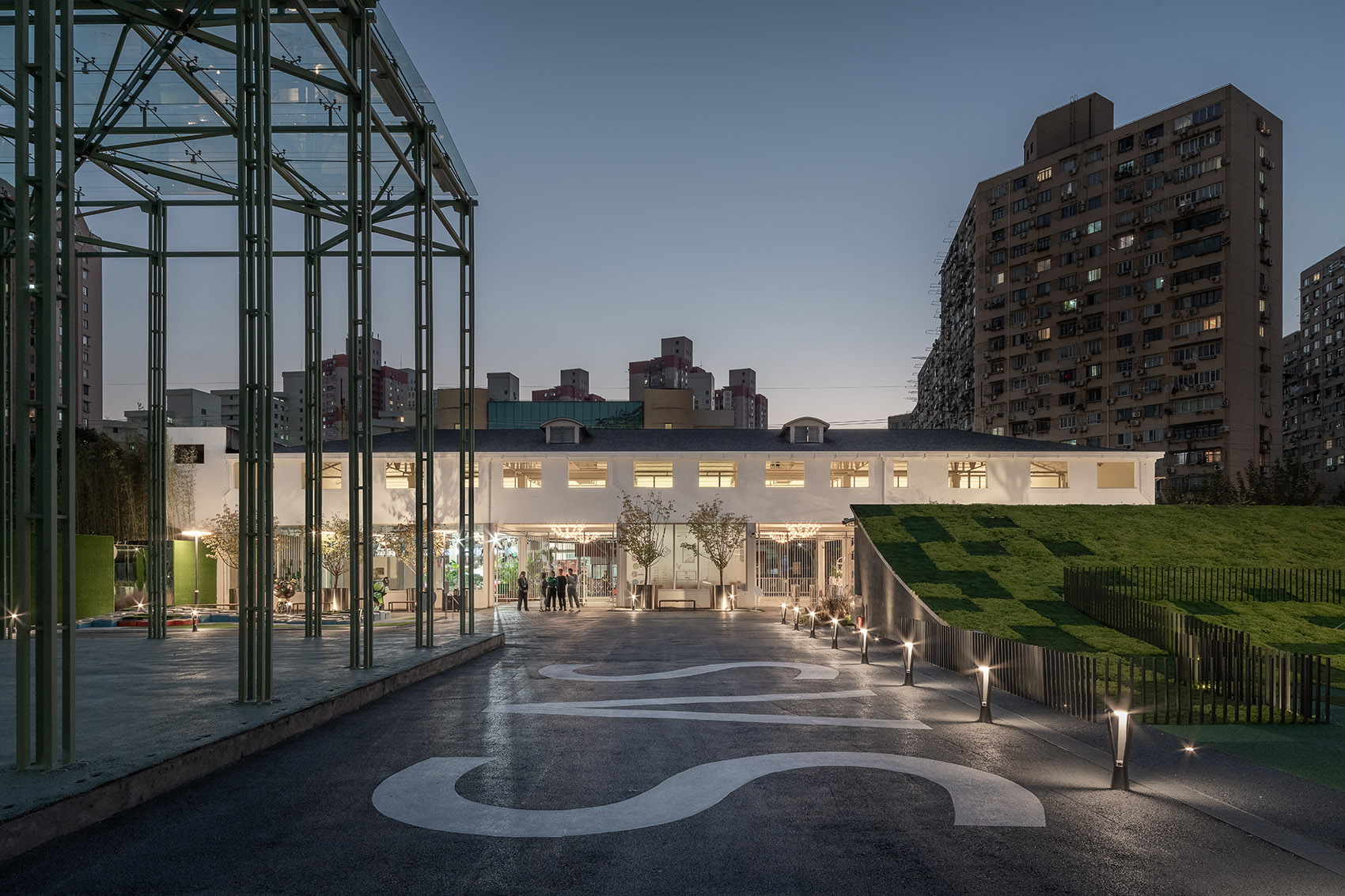 2021 Shanghai Urban Space Art Season Xuhui Exhibition Area Main Entrance Exhibition Hall Renovation by DUS Studio