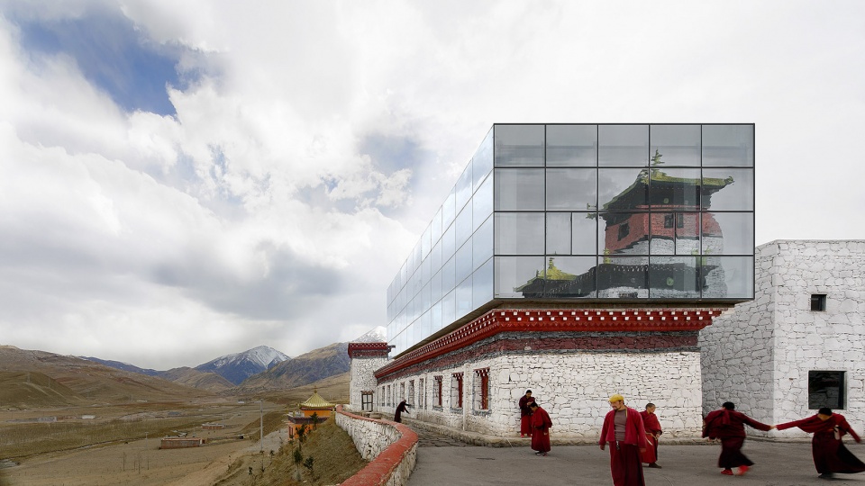 expansion of tsenpo museum jizha township of nangqian county china by ji architects