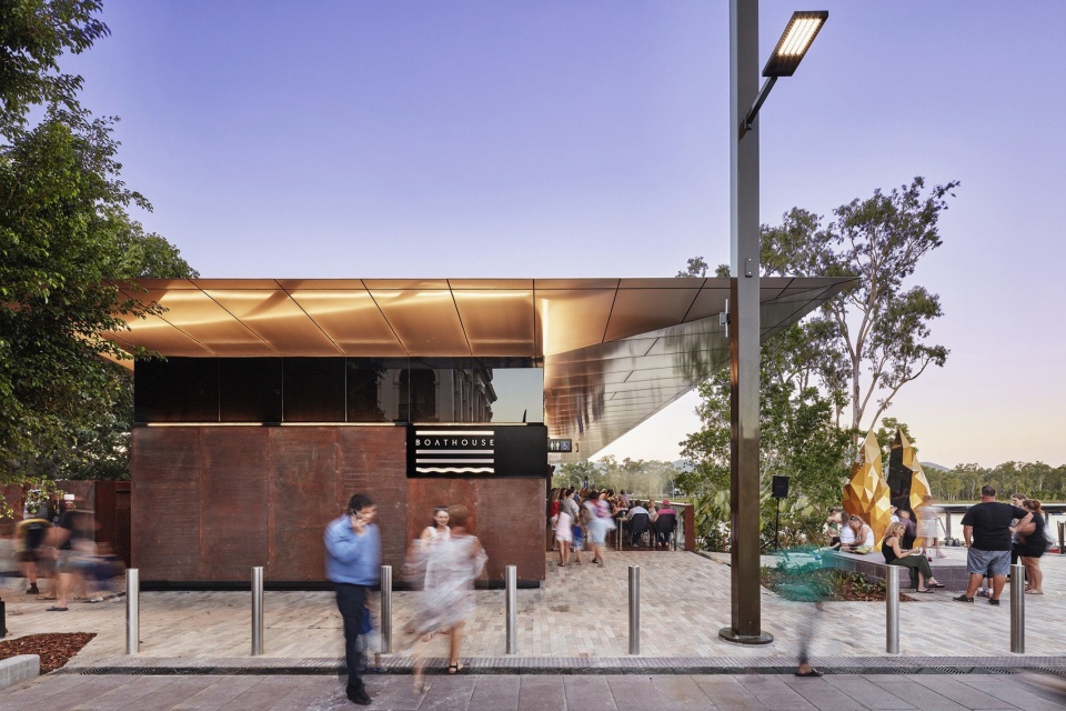 riverside pier reinvigorates rockhampton and looks to future growth by woods bagot