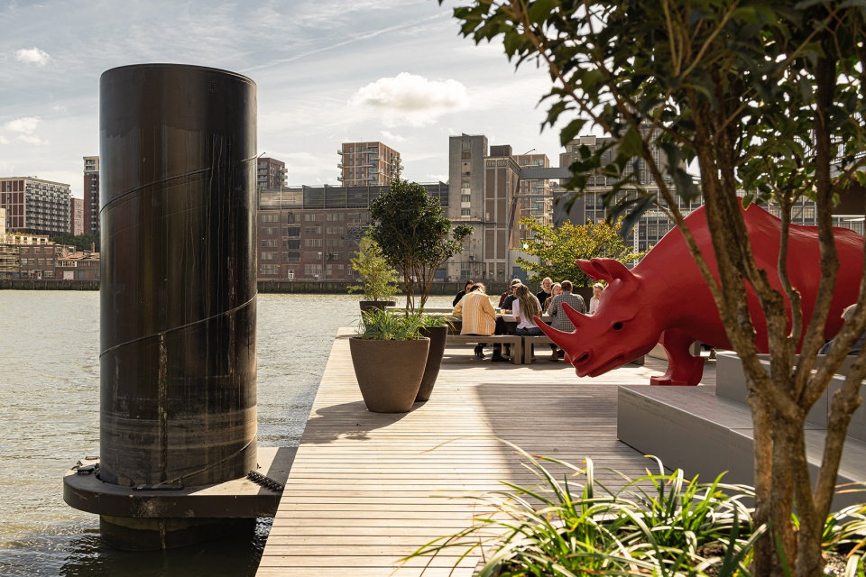 floating office rotterdam by powerhouse company