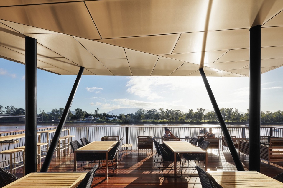 riverside pier reinvigorates rockhampton and looks to future growth by woods bagot