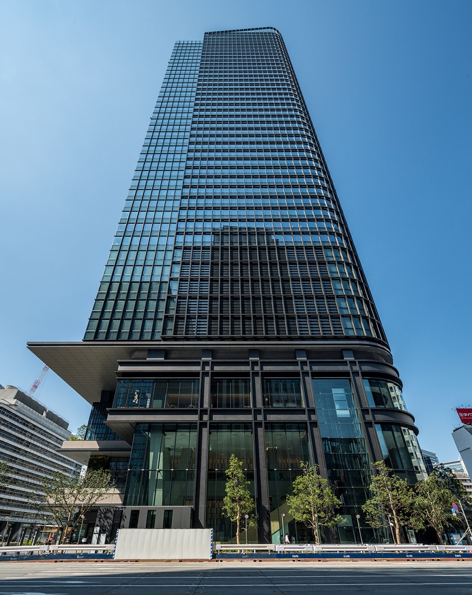 tokyo torch tokiwabashi tower by mitsubishi jisho sekkei inc
