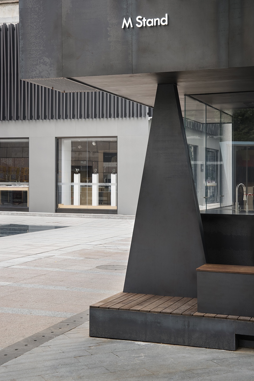 m stand west lake corner pavilion china by dazhou and associates
