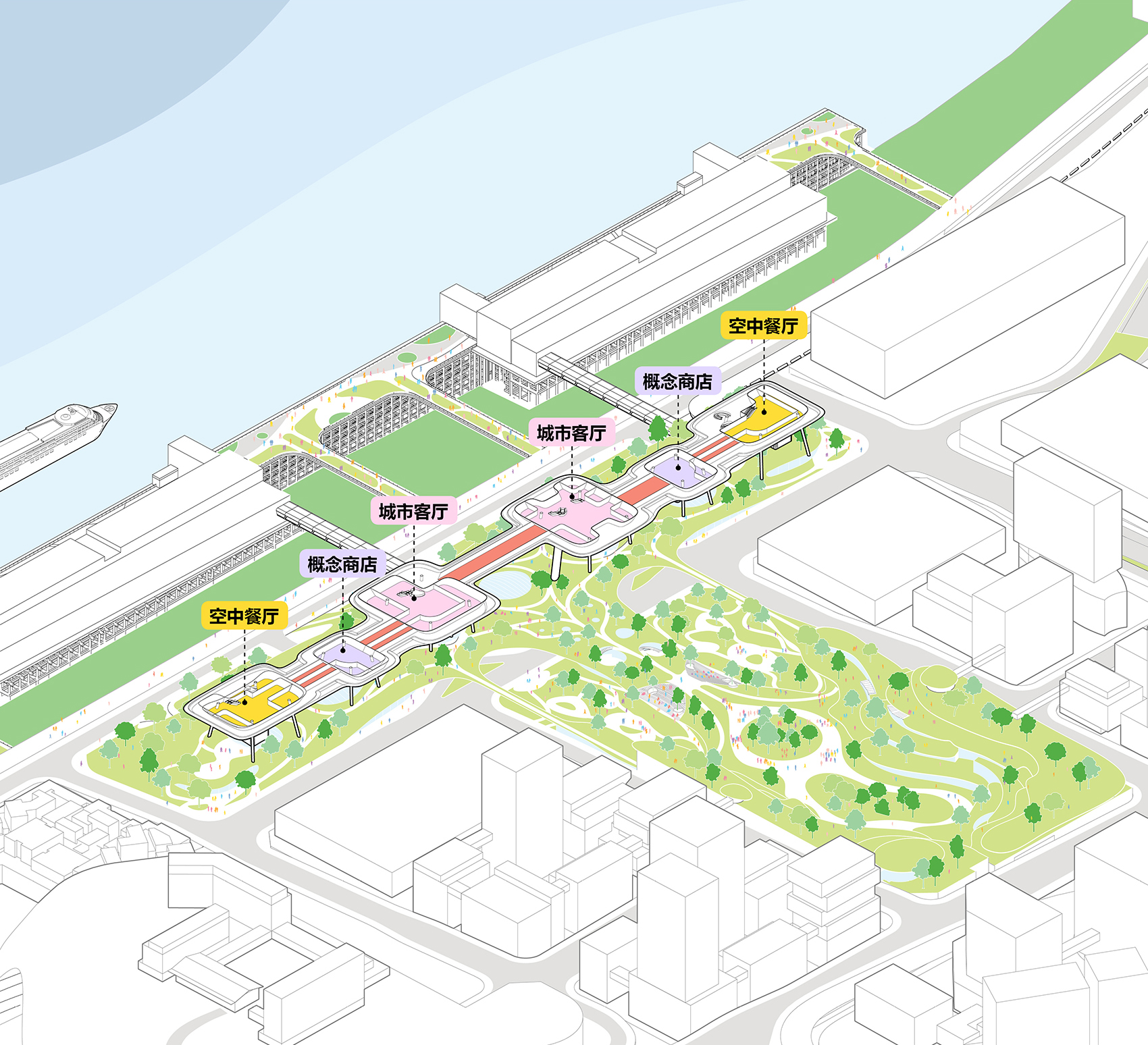 mad wins competition for chongqing cuntan international cruise center 1