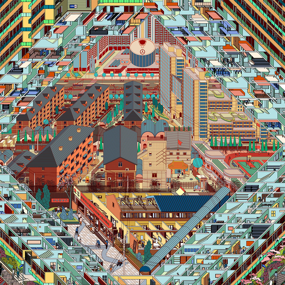 The Samsara of Building No.42 on Dirty Street by Drawing Architecture Studio