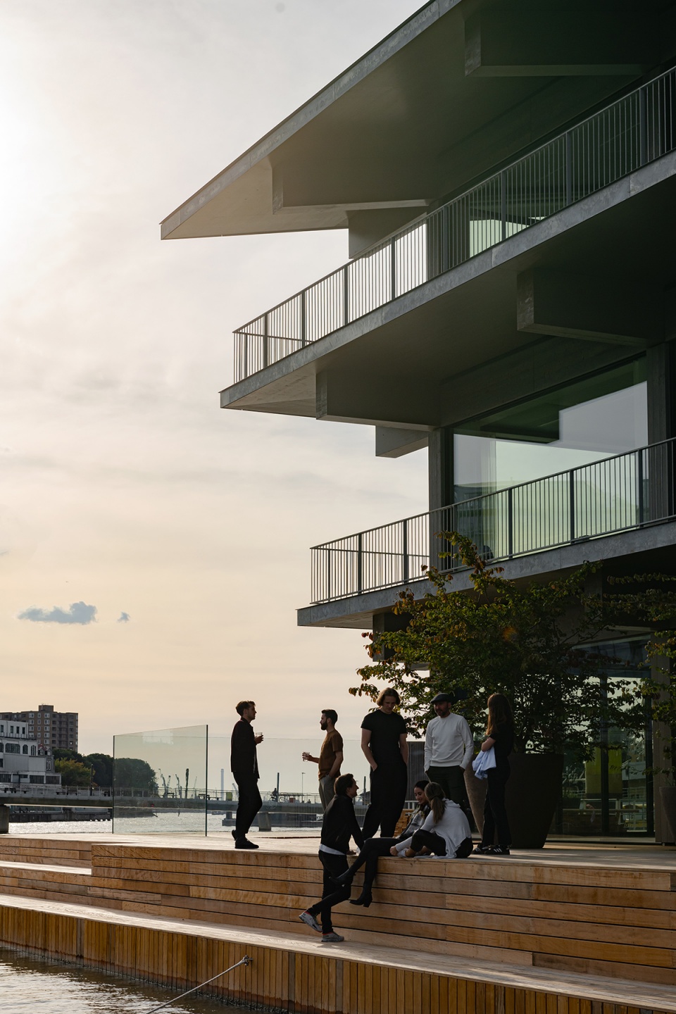 floating office rotterdam by powerhouse company