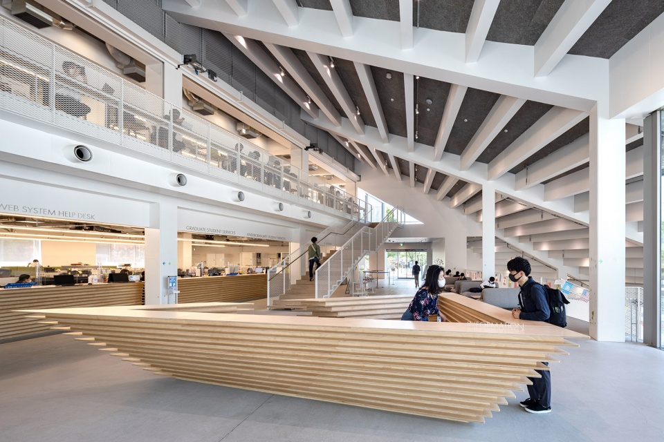 Tokyo Tech Hisao Hiroko Taki Plaza by Kengo Kuma and Associates
