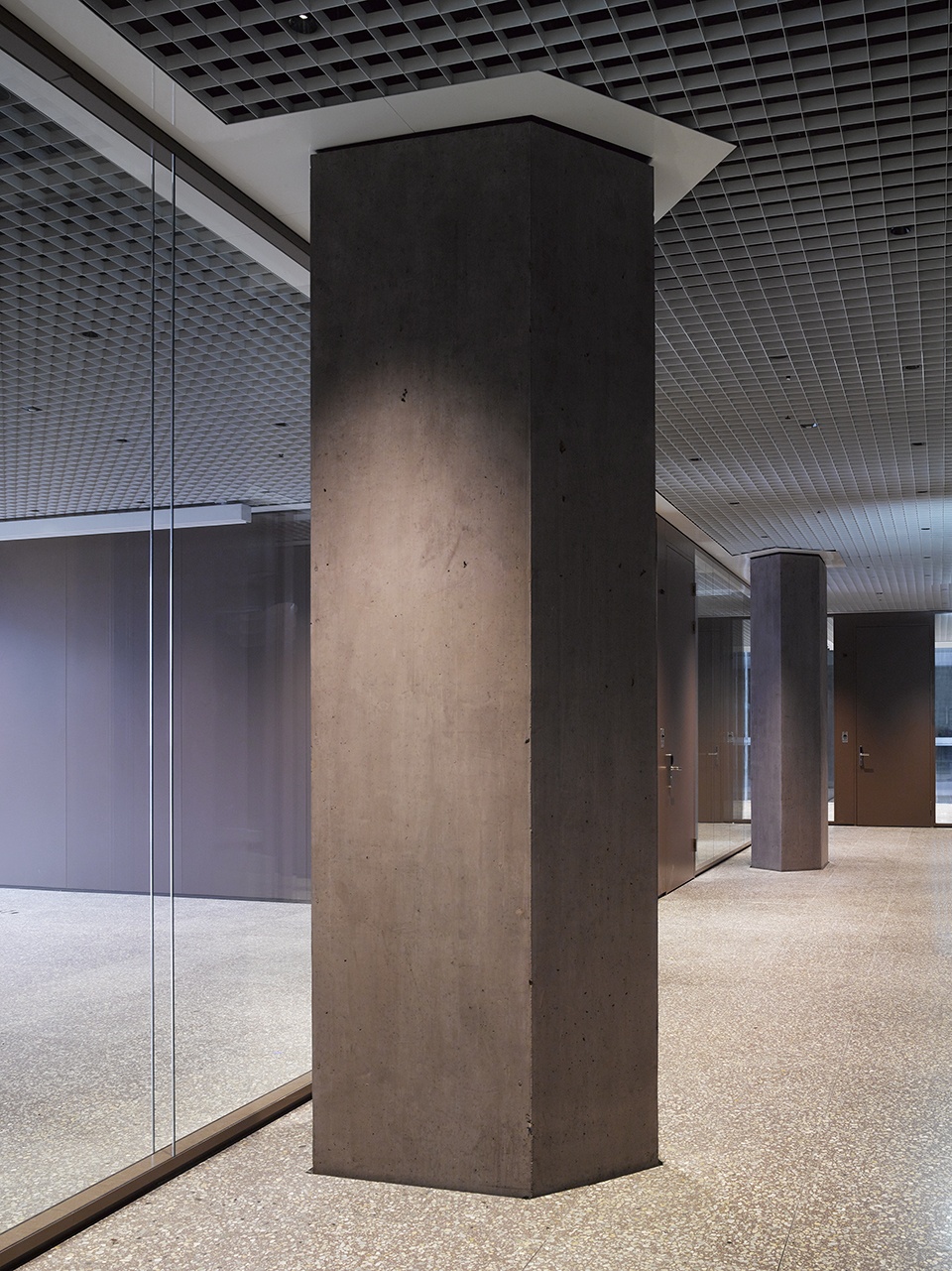 baloise insurance company office tower by valerio olgiati