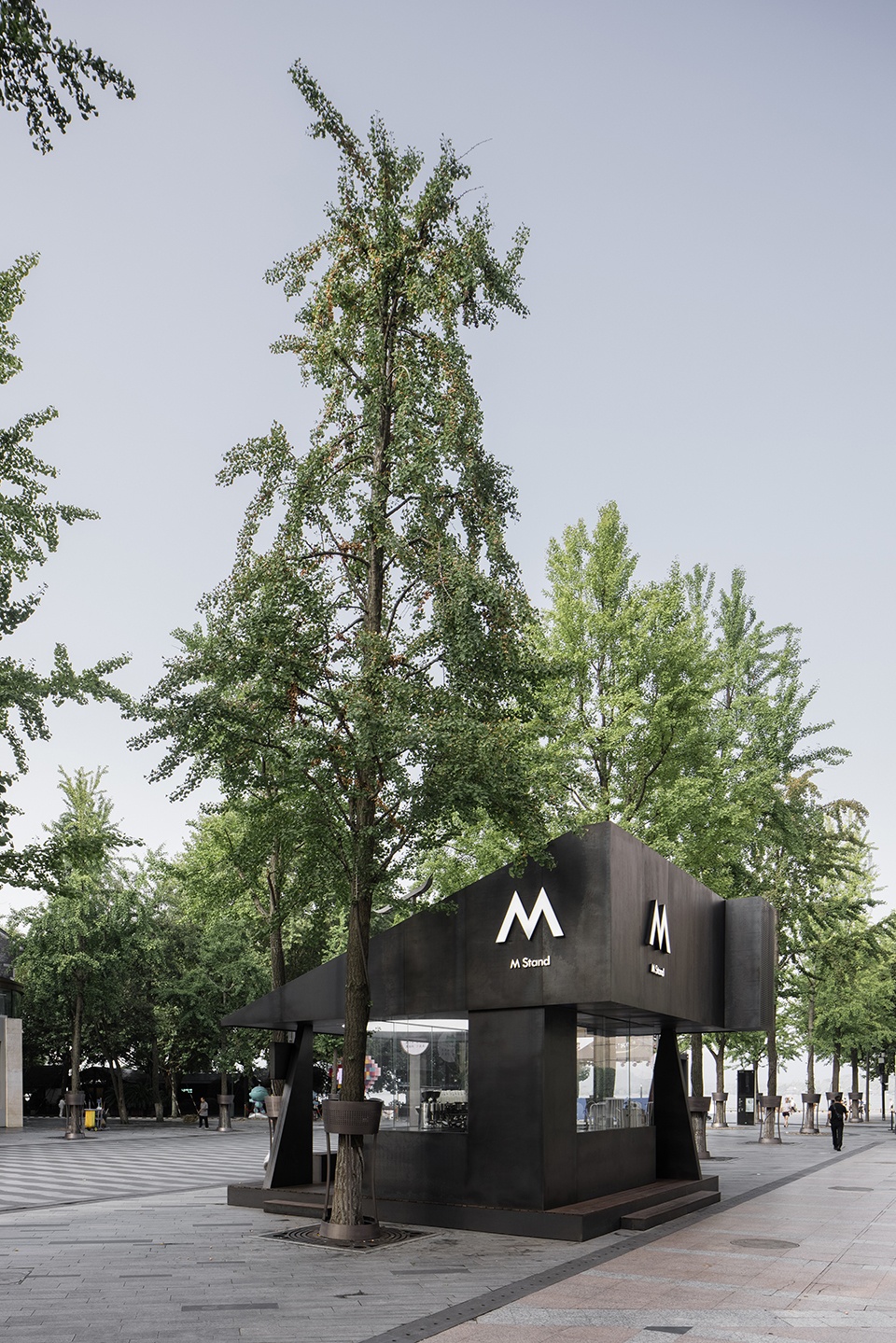 M Stand West Lake Corner Pavilion, China by Dazhou And Associates 