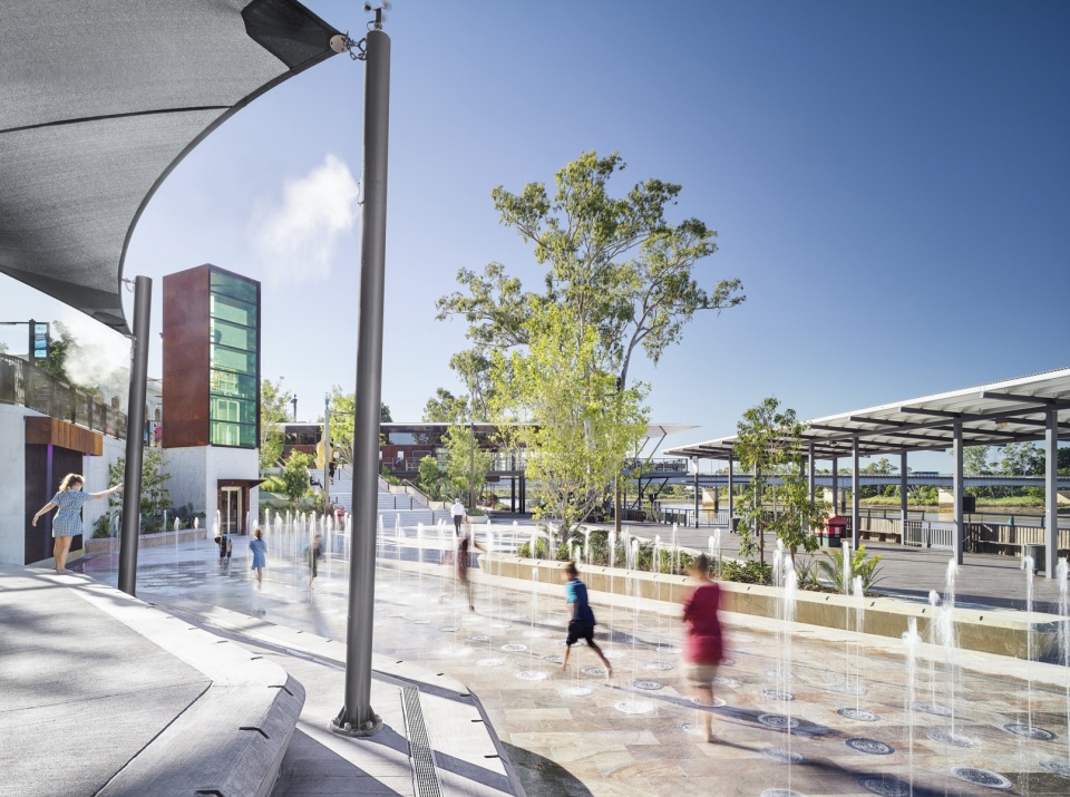 riverside pier reinvigorates rockhampton and looks to future growth by woods bagot
