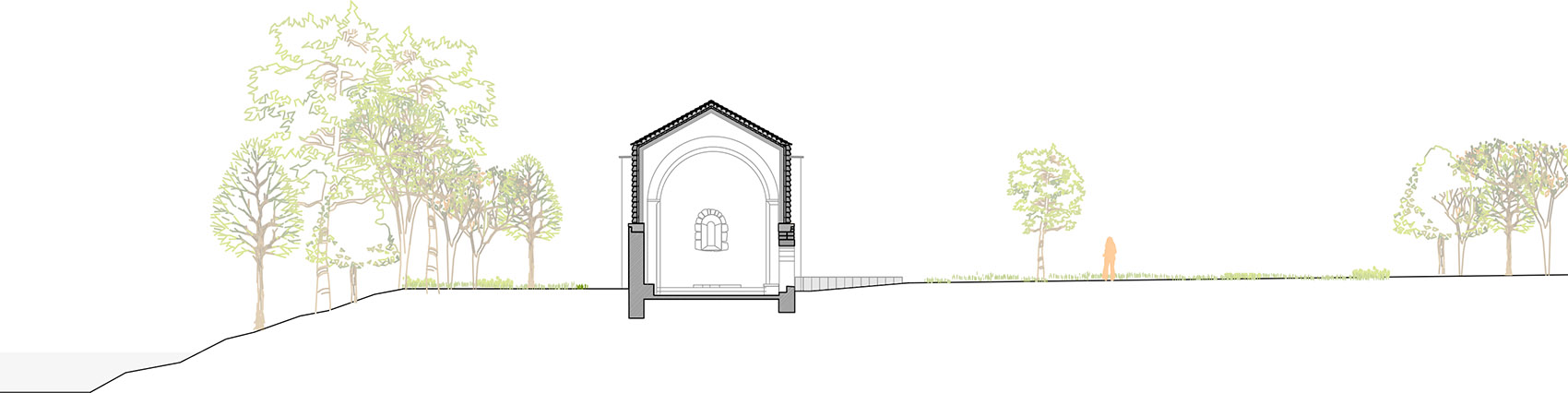 san juan de ruesta hermitage restoration by sebastian arquitectos