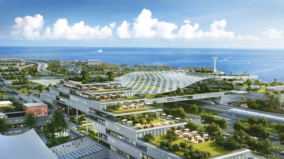 updis and aedas consortium wins international urban design competition for xiamen new airport area