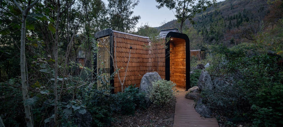 Spring Huts in Tangshan China by MONOARCHI