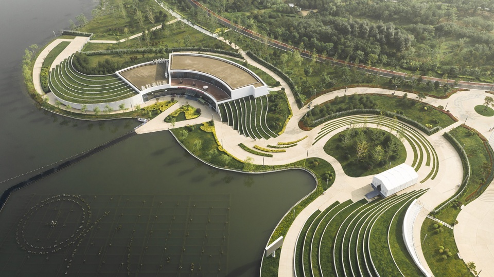 overall design of jinyang lake watershow theater by uj beijing landscape planning and design