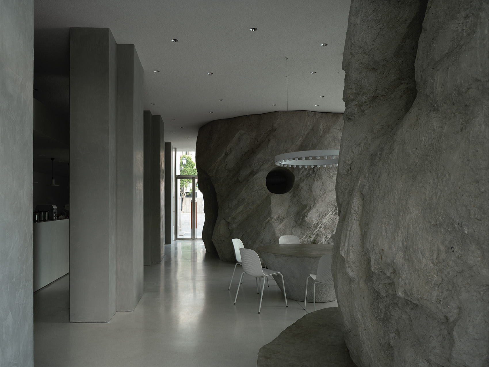 zolaism cafe aranya by b l u e architecture studio