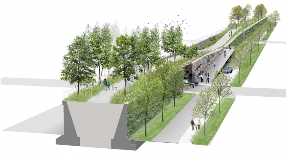 2020 asla urban design award of honor the 606 michael van valkenburgh associates inc