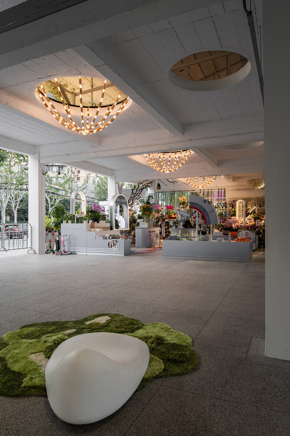 2021 Shanghai Urban Space Art Season Xuhui Exhibition Area Main Entrance Exhibition Hall Renovation by DUS Studio