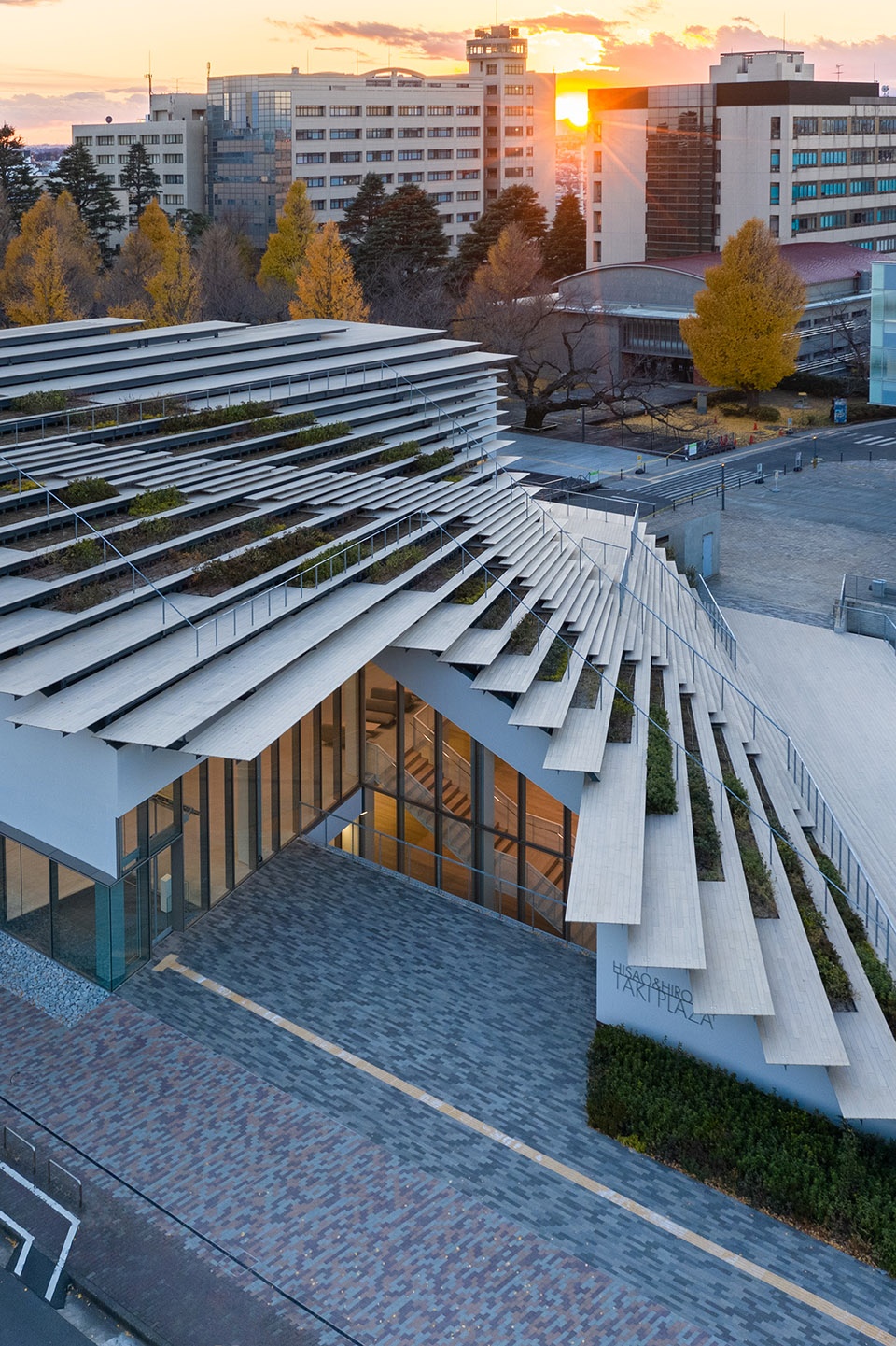 Tokyo Tech Hisao Hiroko Taki Plaza by Kengo Kuma and Associates