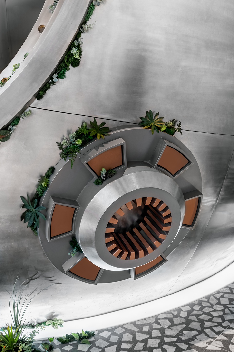 lost shanghai metal hands coffee china by daga architects