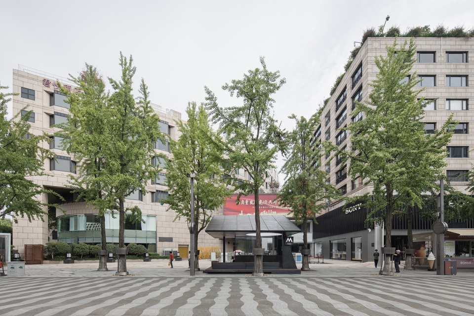 m stand west lake corner pavilion china by dazhou and associates