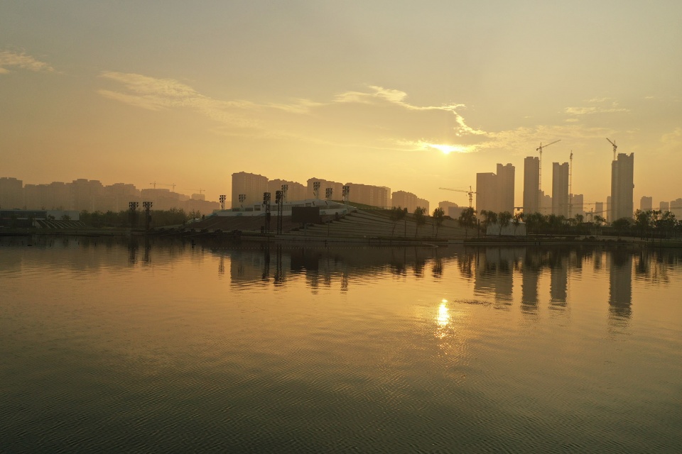overall design of jinyang lake watershow theater by uj beijing landscape planning and design