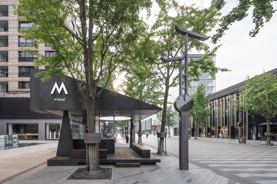 m stand west lake corner pavilion china by dazhou and associates