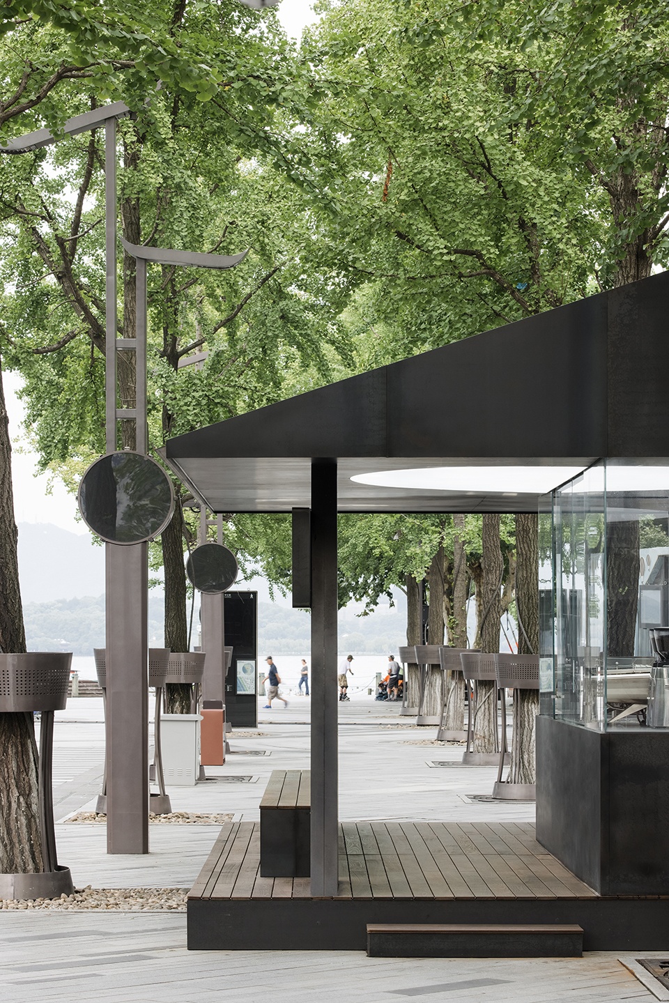 M Stand West Lake Corner Pavilion, China by Dazhou And Associates 