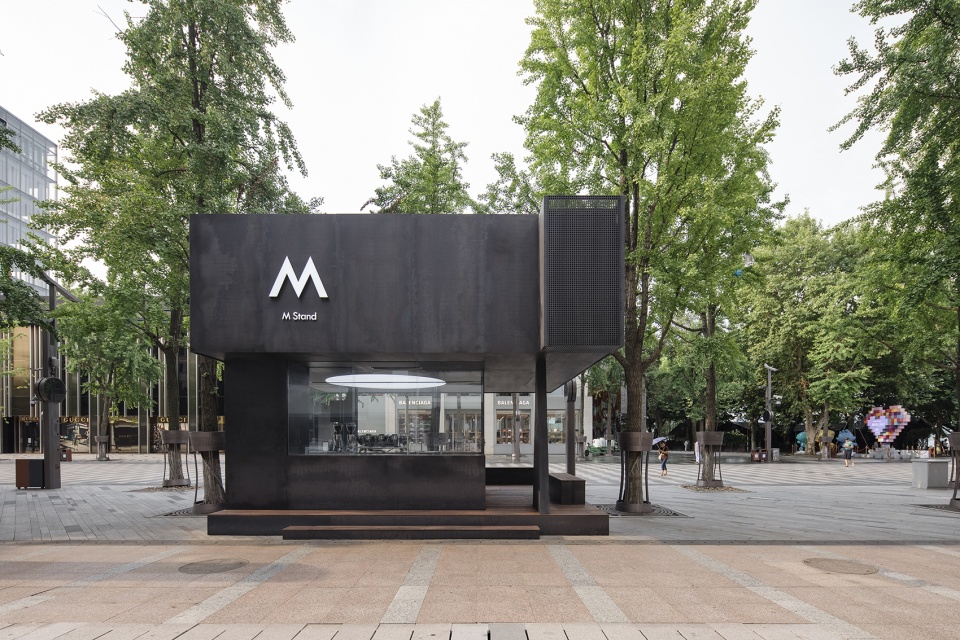 m stand west lake corner pavilion china by dazhou and associates