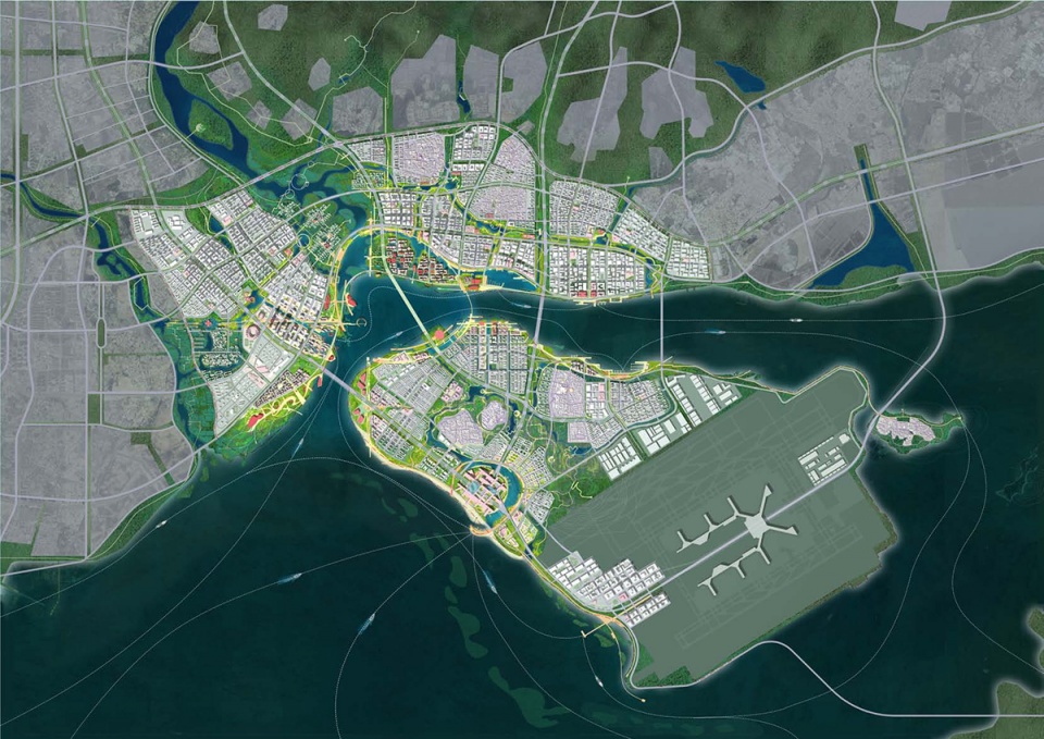 updis and aedas consortium wins international urban design competition for xiamen new airport area