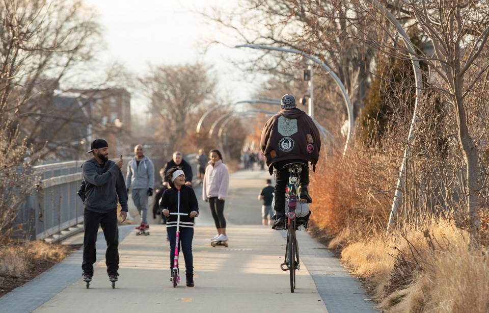 2020 asla urban design award of honor the 606 michael van valkenburgh associates inc
