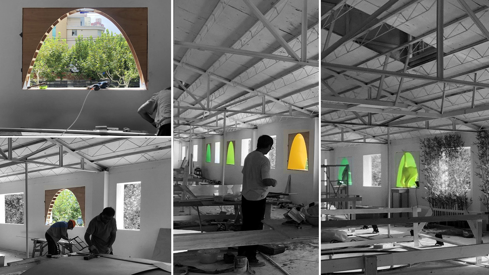 2021 Shanghai Urban Space Art Season Xuhui Exhibition Area Main Entrance Exhibition Hall Renovation by DUS Studio