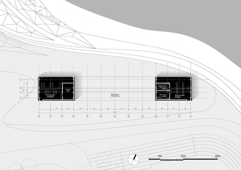 seashore linear house china by oikos