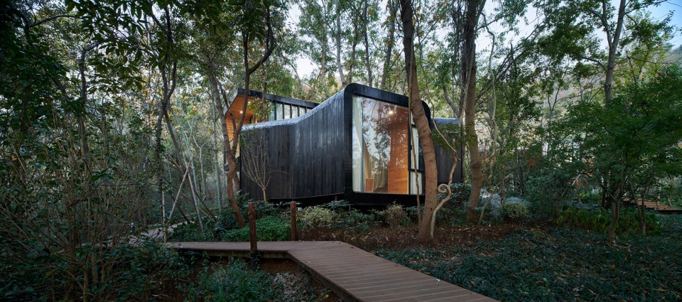 Spring Huts in Tangshan China by MONOARCHI