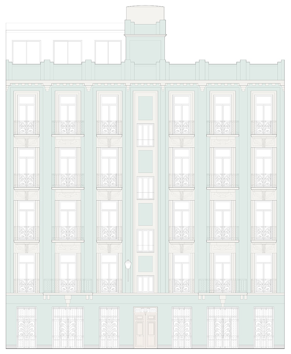 edificio arq 29 by dg arquitecto