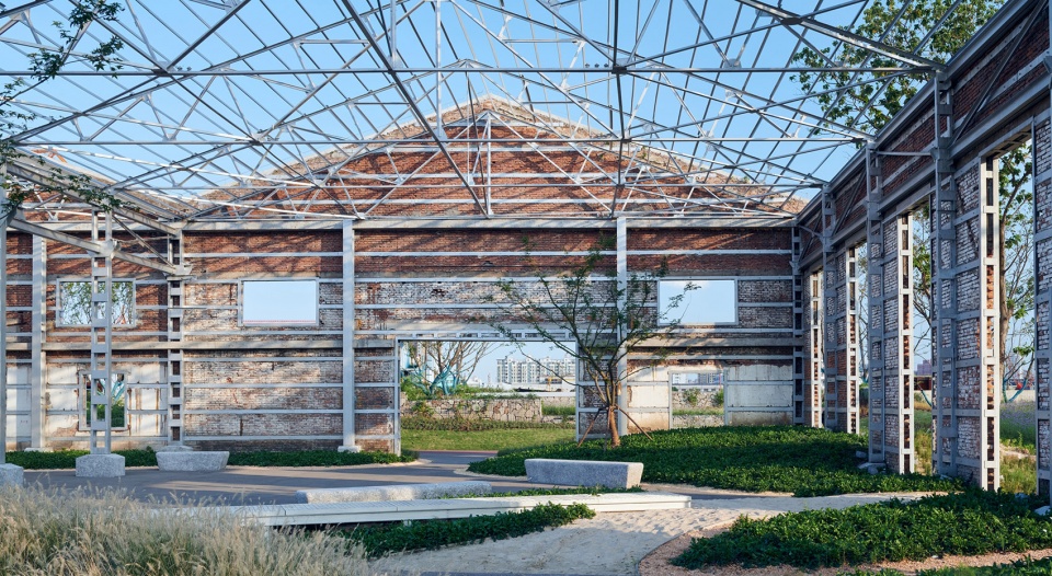 yang pu riverfront urban space renovation power station auxiliary east building by atelier liu yuyang architects