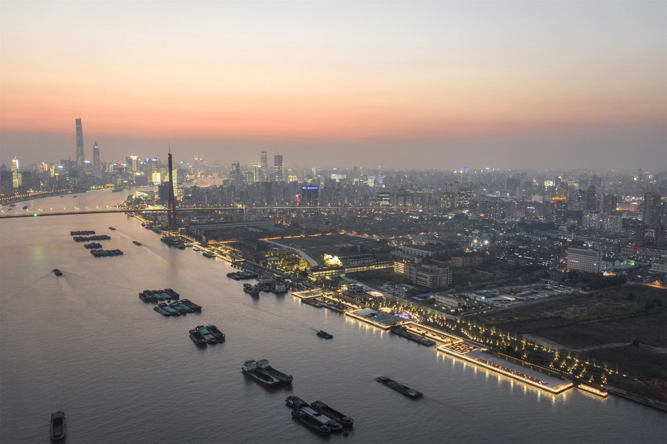 yang pu riverfront urban space renovation power station auxiliary east building by atelier liu yuyang architects