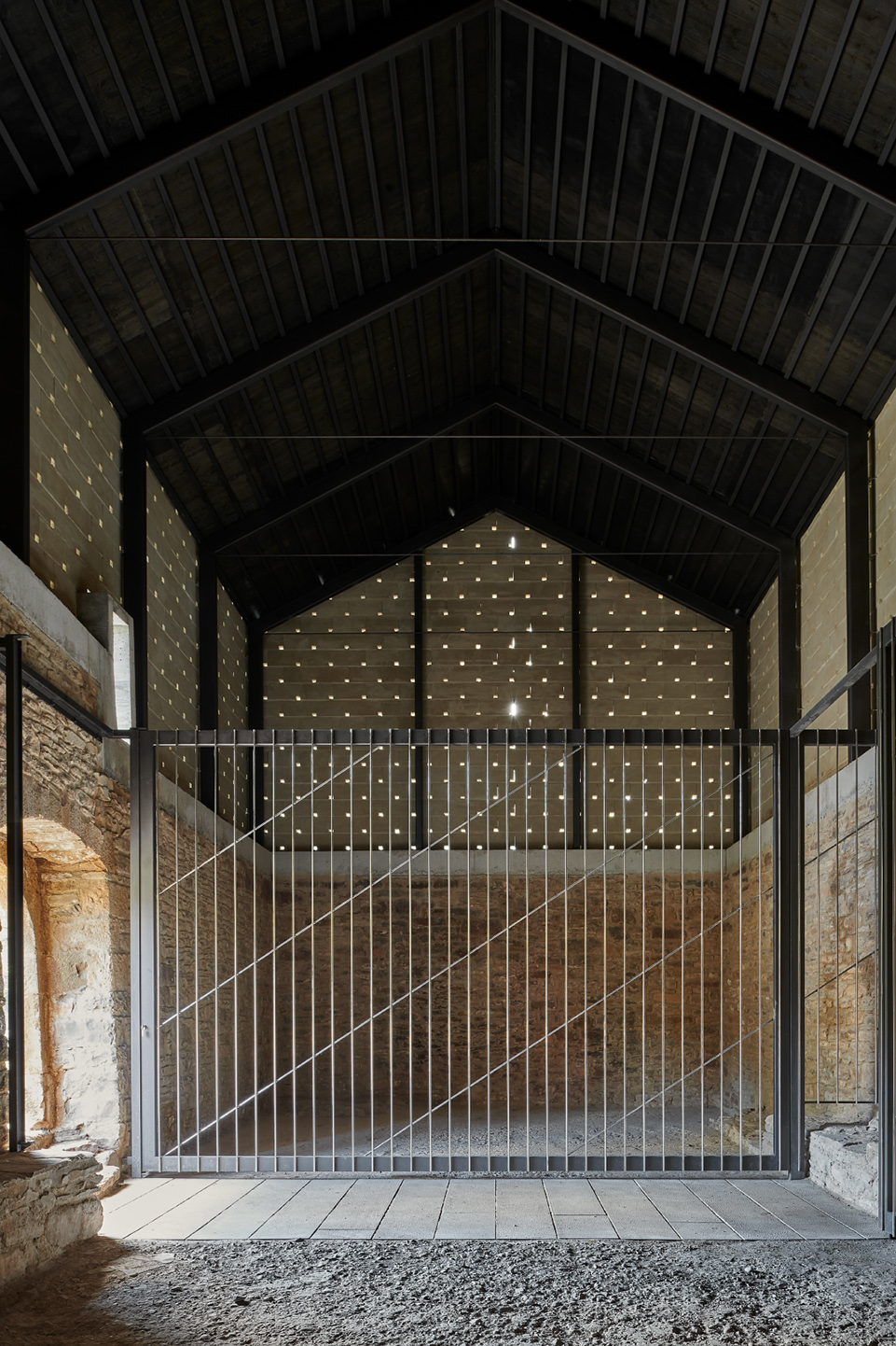 san juan de ruesta hermitage restoration by sebastian arquitectos