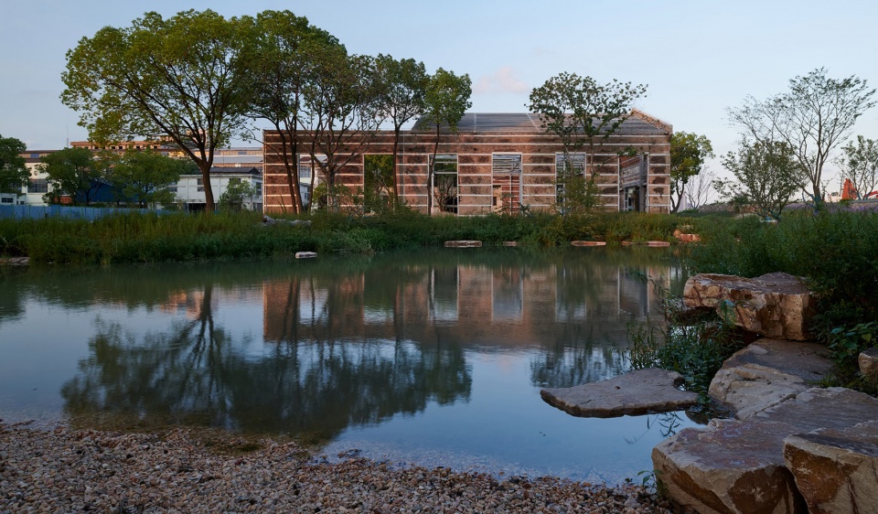 yang pu riverfront urban space renovation power station auxiliary east building by atelier liu yuyang architects