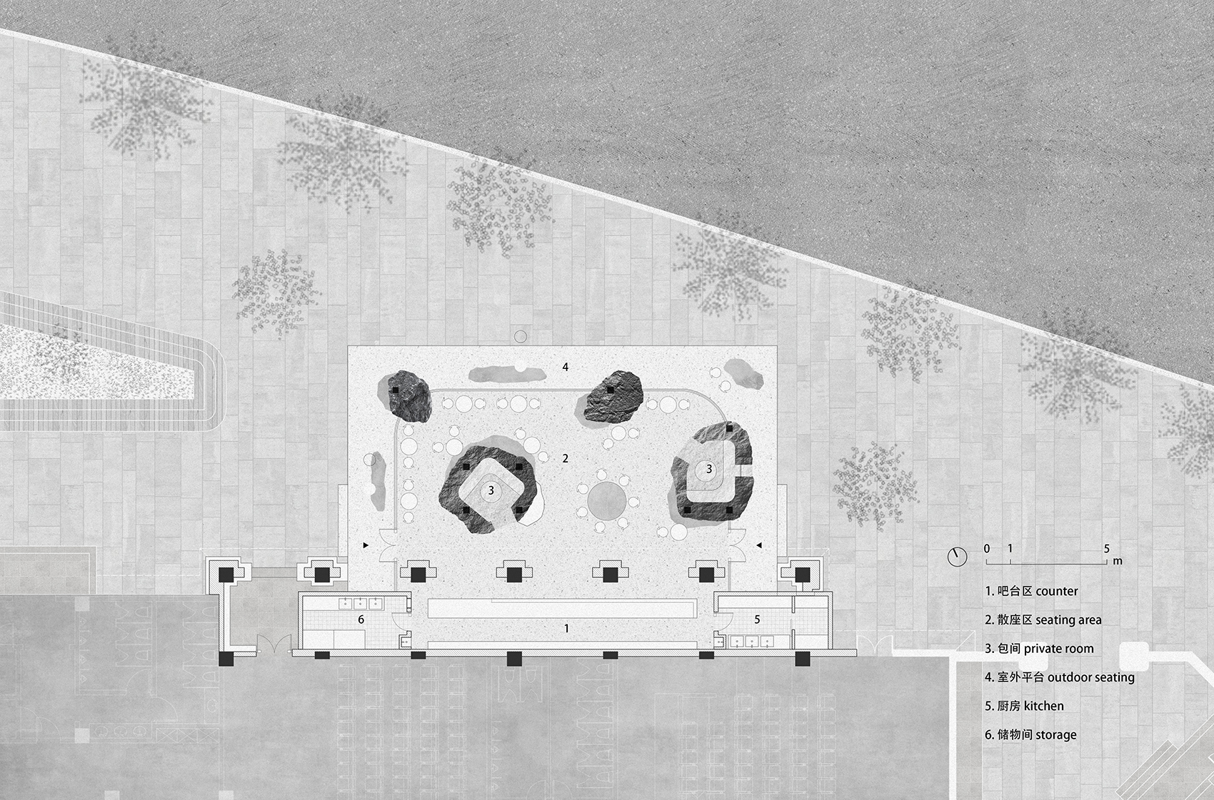 zolaism cafe aranya by b l u e architecture studio