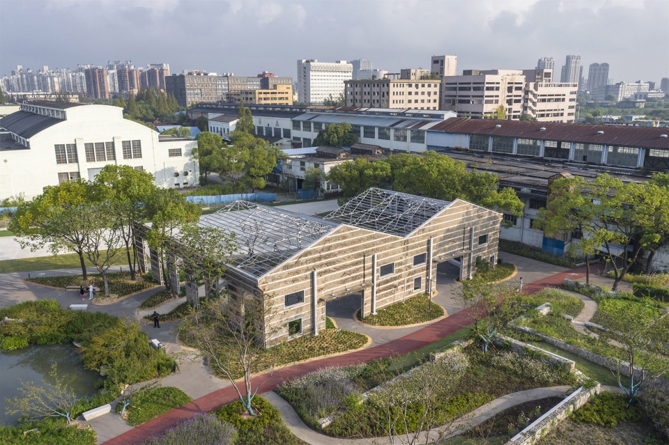 yang pu riverfront urban space renovation power station auxiliary east building by atelier liu yuyang architects