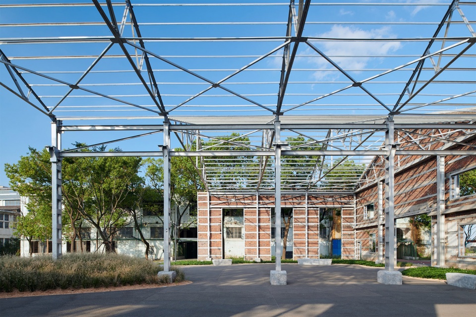 yang pu riverfront urban space renovation power station auxiliary east building by atelier liu yuyang architects