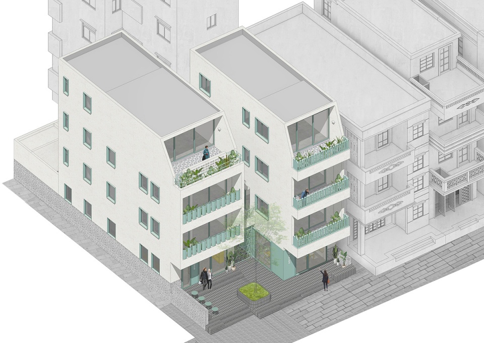 nantou twin shop houses china by 11architecture