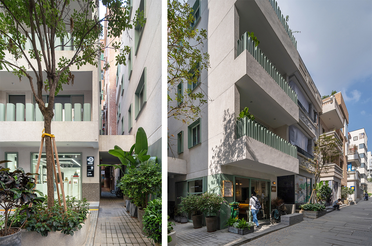 nantou twin shop houses china by 11architecture