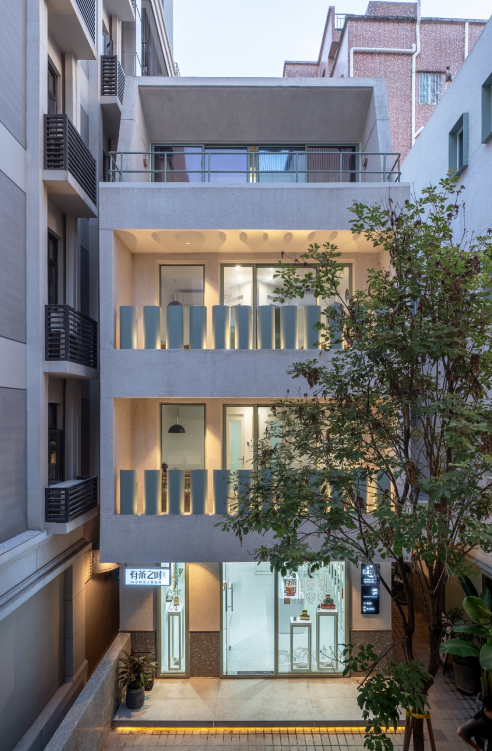 nantou twin shop houses china by 11architecture