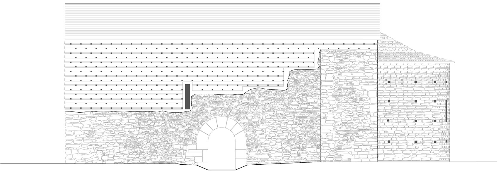 san juan de ruesta hermitage restoration by sebastian arquitectos