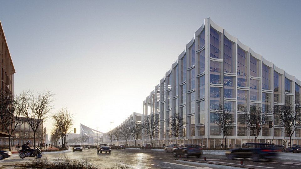 Pujiang New Town Civic Center Henning Larsen